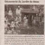 Découverte du jardin du Beau